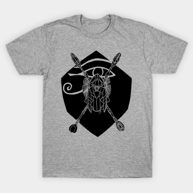 SG1 Ra Horus Guard Crest T-Shirt by Joseph Baker